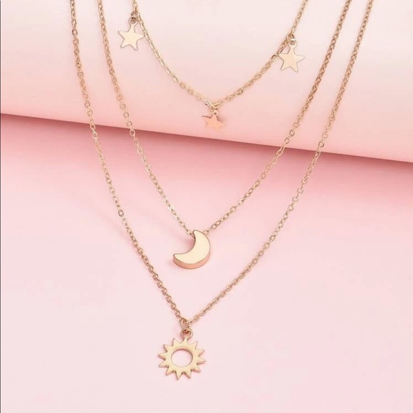 Stars Layered Necklace ✨ - Picture 5 of 6